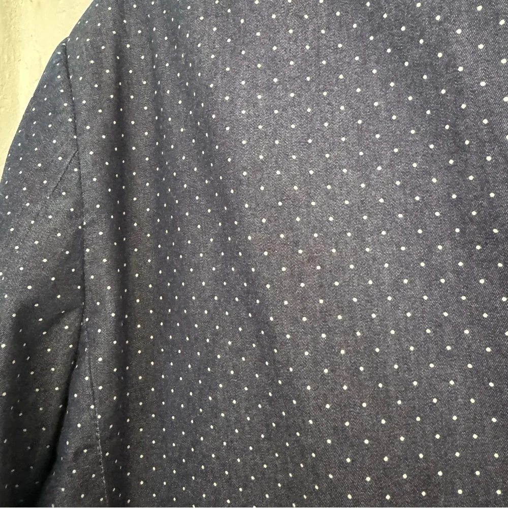 Tommy Hilfiger Navy Polka Dot Sport Coat – Size L48 - $18 - Picture 11 of 13